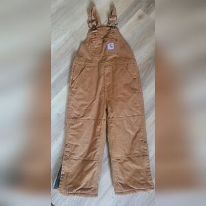 Boys sz 4 Carhartt bibs matching Set